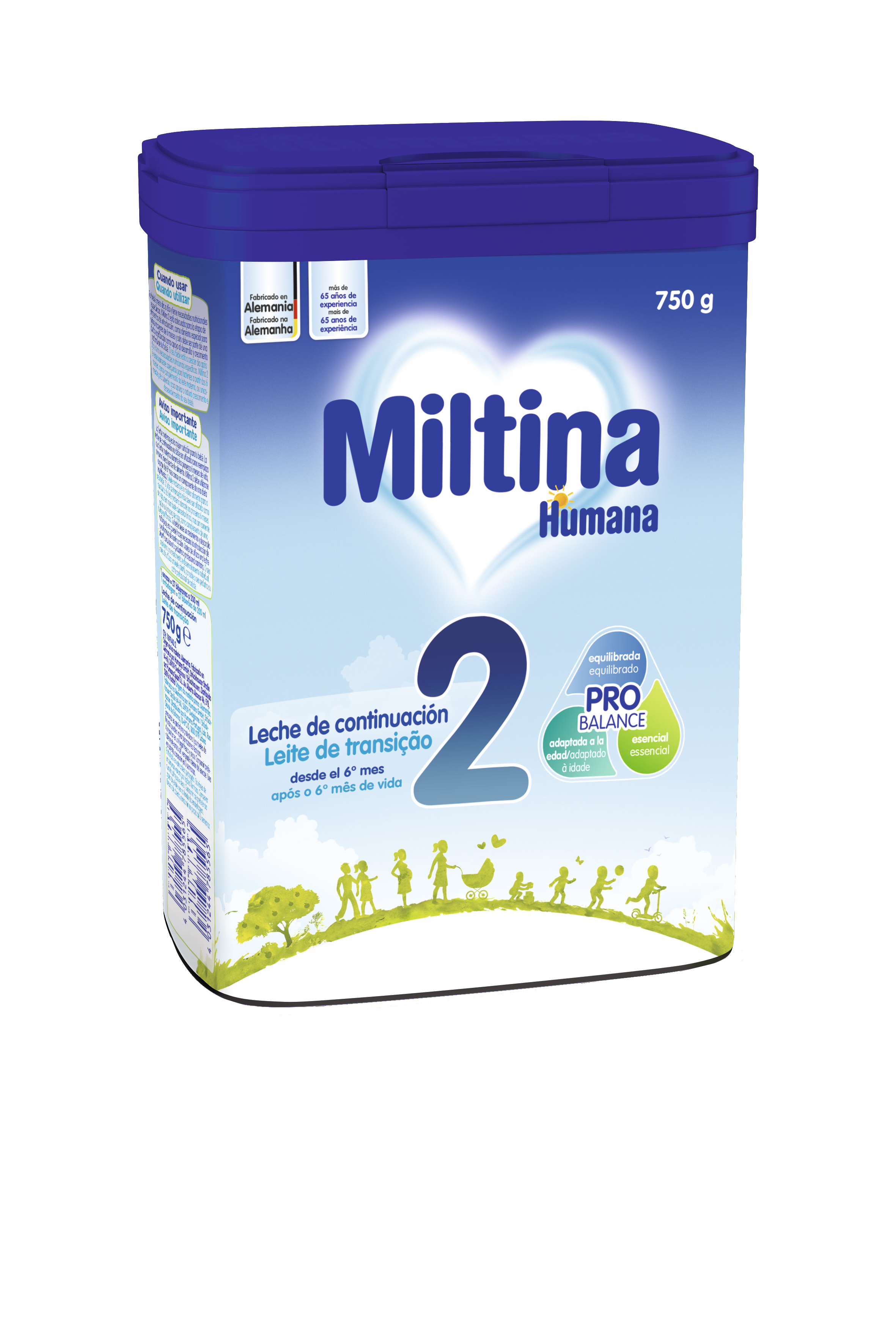 Pack miltina 2 con su nuevo envase